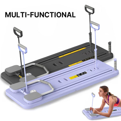 Multifunctional Fitness Board Abdominal Push up Plate Automatic Rebound Abdominal Board Core Trainer Home Workout Equipment
