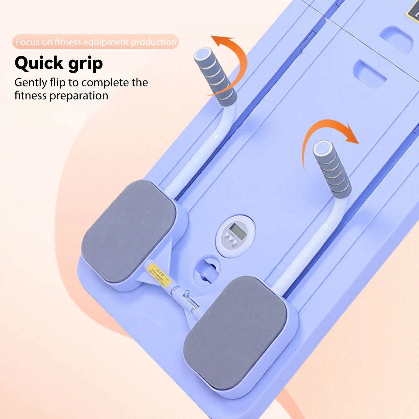 Multifunctional Fitness Board Abdominal Push Up Plate Automatic Rebound Abdominal Board Core Trainer Home Workout Equipment